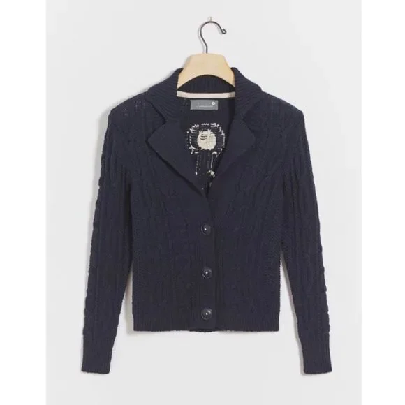Anchors Away! Cableknit Cardigan NWT S - Picture 2 of 14